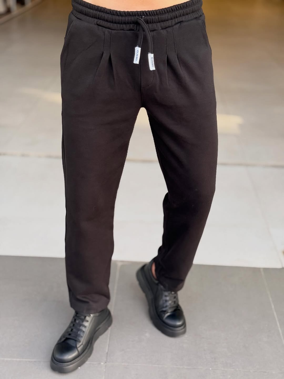 Men's Premium Winter Fleece Tracksuit Black